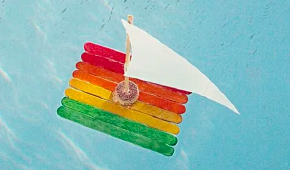 9. Rainbow Boat Race